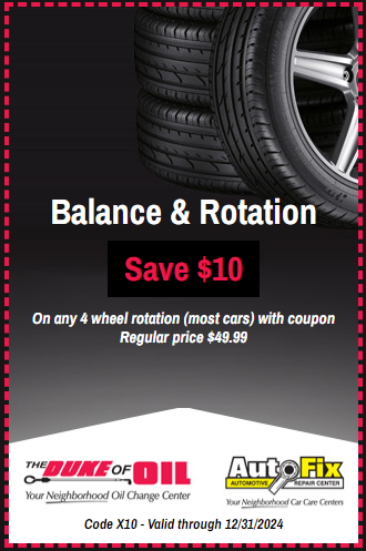 Tire balance coupon sale